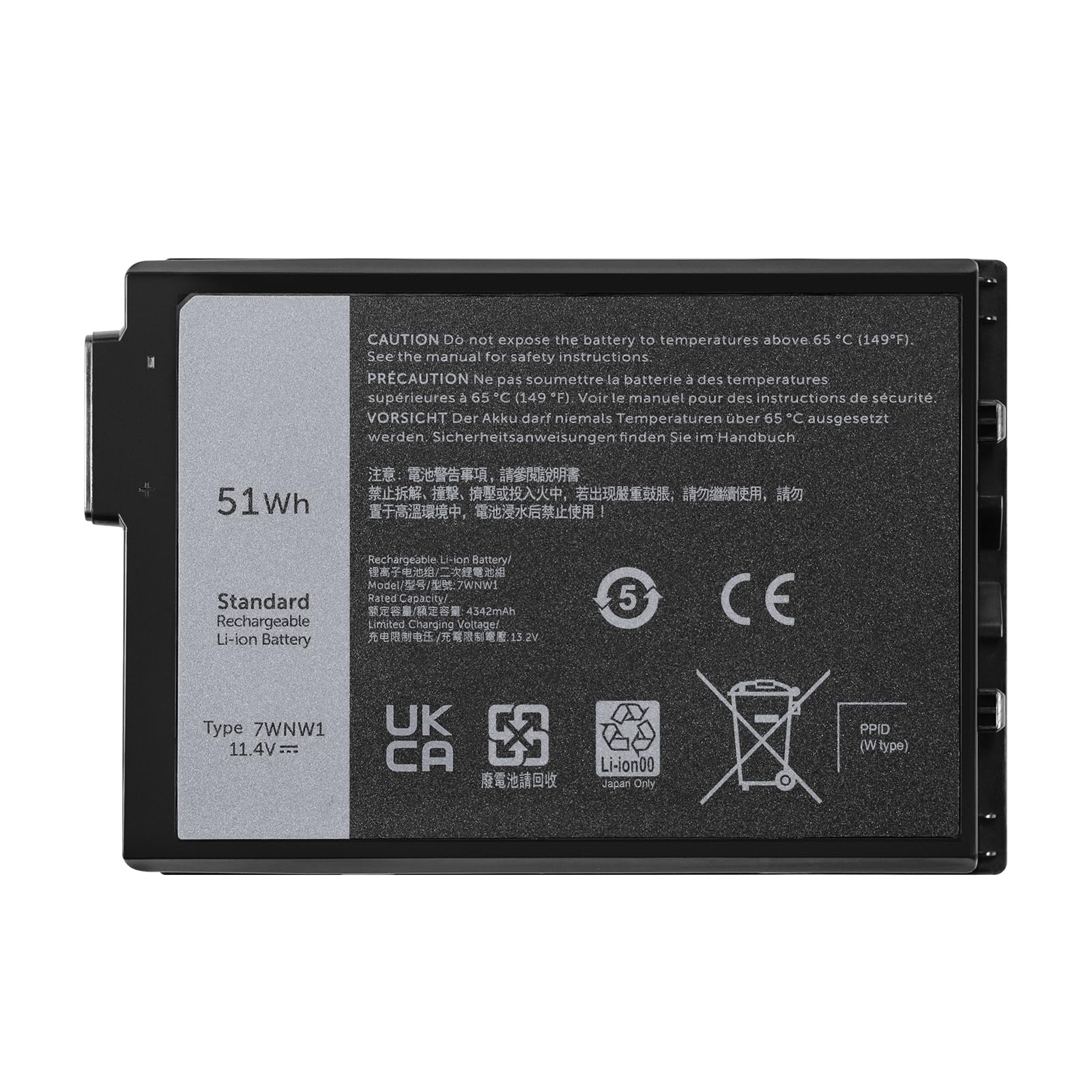 Amazon.com: ZTHY 7WNW1 Laptop Battery Replacement for Dell